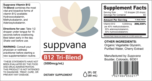 B12 Tri-blend Label