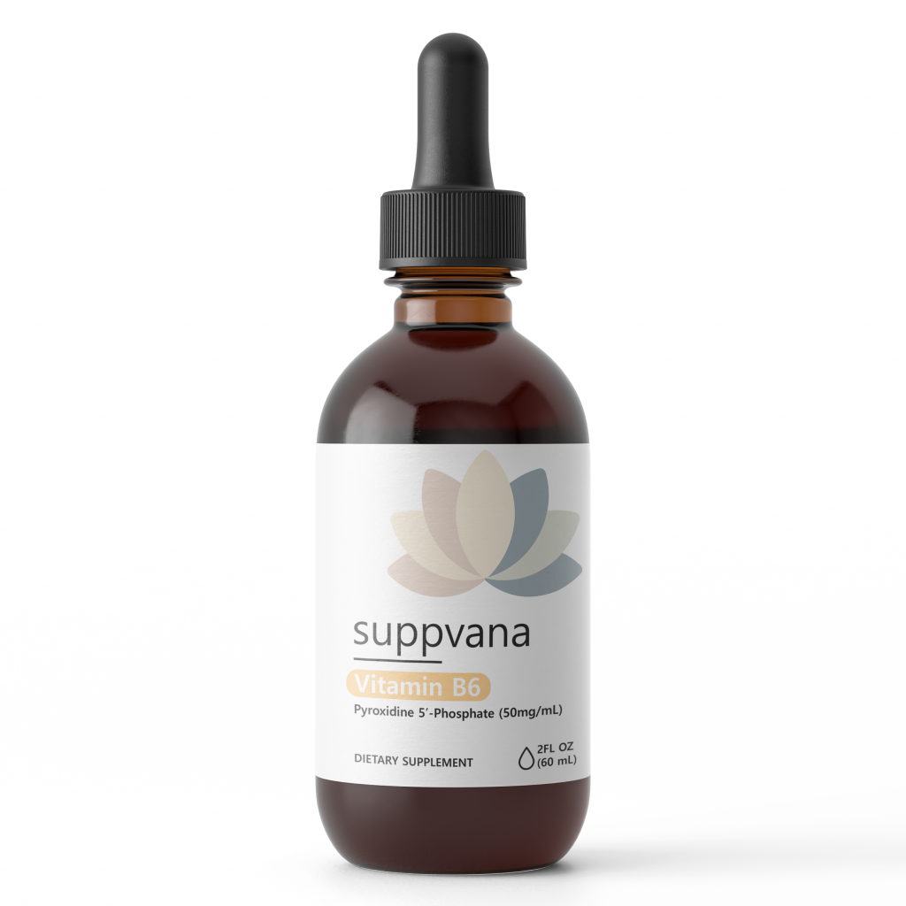 Vitamin B6 Pyridoxal Liquid (5Phosphate 50mg, 60 servings) Suppvana
